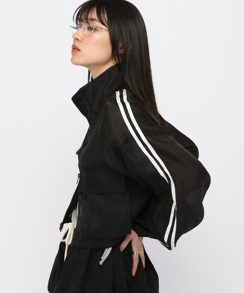 3.3 Field Trip （3.3フィールドトリップ）の「3.3 Field Trip／シアーZIP（ブルゾン・レディース・オフホワイト/ブラック・FREE）」の21枚目の写真