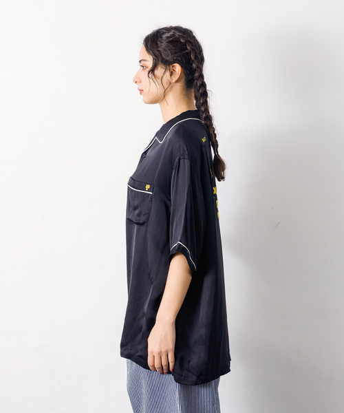 PENDLETON（ペンドルトン）の「【PENDLETON/ペンドルトン】Piping Open Collar Shirt/パイピング刺繍オープンカラーシャツ/ユニセックス（シャツ/ブラウス・メンズ・ブラック/ホワイト・M/L）」の7枚目の写真