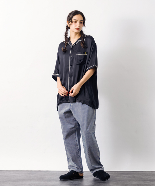 PENDLETON（ペンドルトン）の「【PENDLETON/ペンドルトン】Piping Open Collar Shirt/パイピング刺繍オープンカラーシャツ/ユニセックス（シャツ/ブラウス・メンズ・ブラック/ホワイト・M/L）」の15枚目の写真