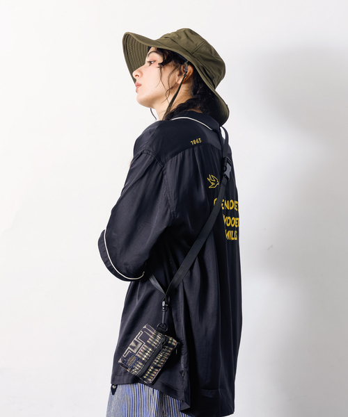 PENDLETON（ペンドルトン）の「【PENDLETON/ペンドルトン】Piping Open Collar Shirt/パイピング刺繍オープンカラーシャツ/ユニセックス（シャツ/ブラウス・メンズ・ブラック/ホワイト・M/L）」の17枚目の写真