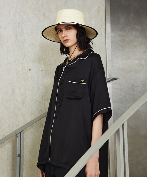 PENDLETON（ペンドルトン）の「【PENDLETON/ペンドルトン】Piping Open Collar Shirt/パイピング刺繍オープンカラーシャツ/ユニセックス（シャツ/ブラウス・メンズ・ブラック/ホワイト・M/L）」の19枚目の写真