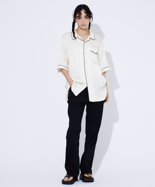 PENDLETON（ペンドルトン）の「【PENDLETON/ペンドルトン】Piping Open Collar Shirt/パイピング刺繍オープンカラーシャツ/ユニセックス（シャツ/ブラウス・メンズ・ブラック/ホワイト・M/L）」の21枚目の写真