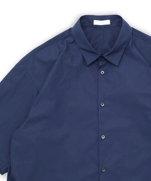 ATON シャツ 「ATON/エイトン」SUVIN BROAD OVERSIZED SHORT