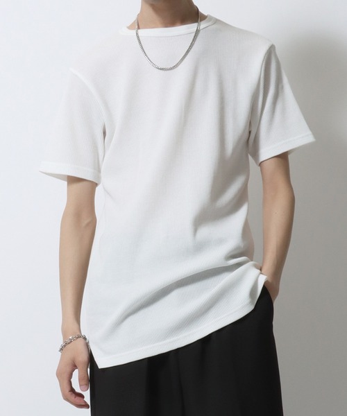 セール】Thermal Layered T-shirt/サーマル ワッフル レイヤード