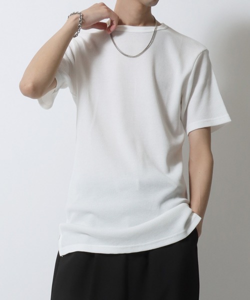 セール】Thermal Layered T-shirt/サーマル ワッフル レイヤード