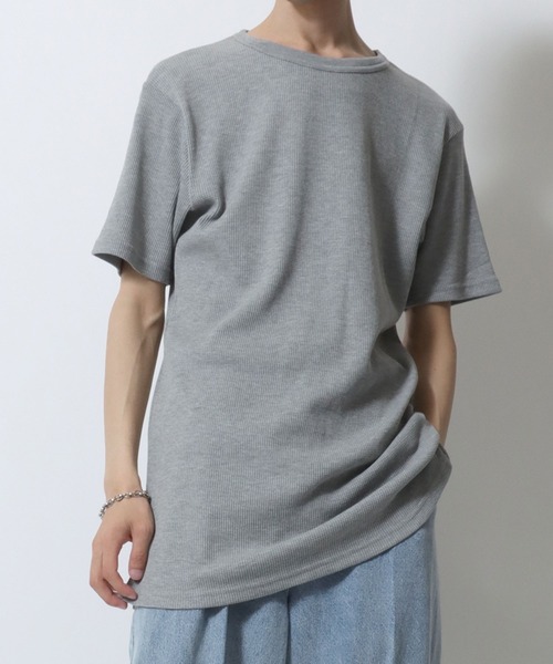 セール】Thermal Layered T-shirt/サーマル ワッフル レイヤード