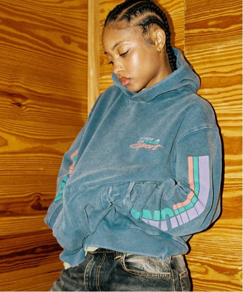 UNION(UNION TOKYO)(ユニオン)の「UNION TOKYO SPORT HOOD ユニオン トーキョー パーカー フ―ディー(パーカー・メンズ・ブラック/ネイビー・XX-LARGE/SMALL/X-LARGE/LARGE/MEDIUM)」の4枚目の写真