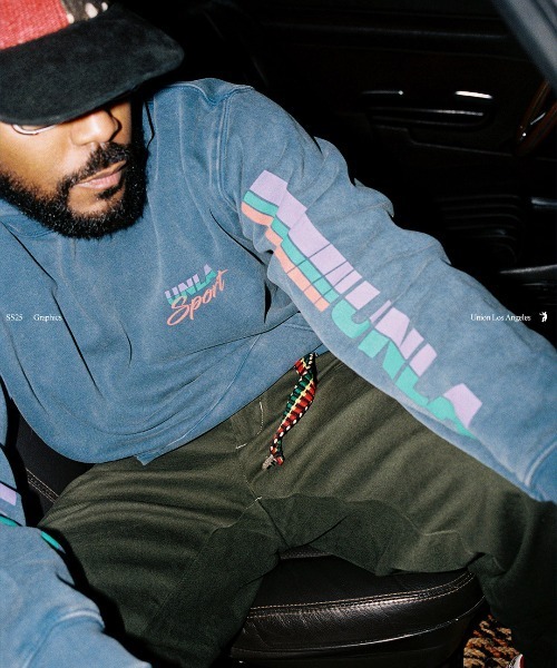 UNION(UNION TOKYO)(ユニオン)の「UNION TOKYO SPORT HOOD ユニオン トーキョー パーカー フ―ディー(パーカー・メンズ・ブラック/ネイビー・XX-LARGE/SMALL/X-LARGE/LARGE/MEDIUM)」の5枚目の写真