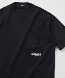 WILD THINGS | 限定展開 WILD THINGS×FREAK'S STORE/ワイルドシングス 別注 ビッグシルエット ギミック ポケットTシャツ(Tシャツ/カットソー)