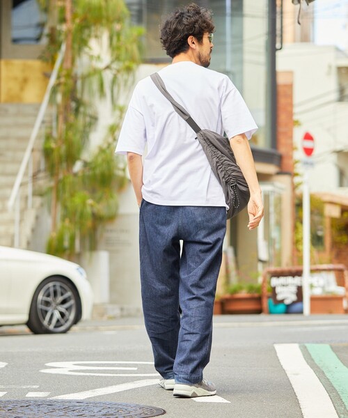 WILD THINGS（ワイルドシングス）の「限定展開 WILD THINGS×FREAK'S STORE/ワイルドシングス 別注 ビッグシルエット ギミック ポケットTシャツ（Tシャツ/カットソー・メンズ・ホワイト/ブラック/アッシュグレー/グレイッシュベージュ・SMALL/LARGE/MEDIUM）」の21枚目の写真