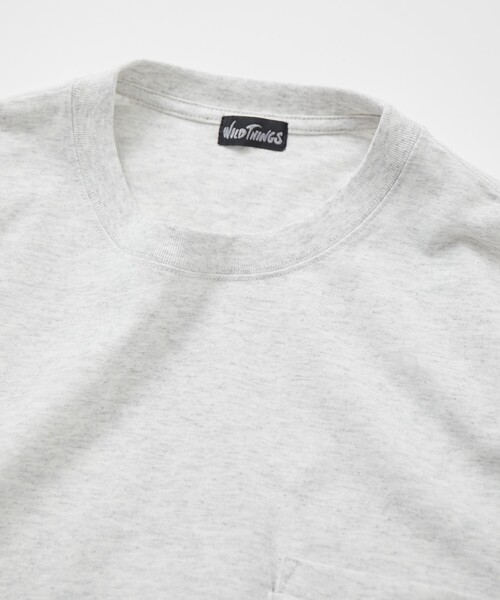 WILD THINGS（ワイルドシングス）の「限定展開 WILD THINGS×FREAK'S STORE/ワイルドシングス 別注 ビッグシルエット ギミック ポケットTシャツ（Tシャツ/カットソー・メンズ・ホワイト/ブラック/アッシュグレー/グレイッシュベージュ・SMALL/LARGE/MEDIUM）」の7枚目の写真