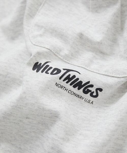 WILD THINGS（ワイルドシングス）の「限定展開 WILD THINGS×FREAK'S STORE/ワイルドシングス 別注 ビッグシルエット ギミック ポケットTシャツ（Tシャツ/カットソー・メンズ・ホワイト/ブラック/アッシュグレー/グレイッシュベージュ・SMALL/LARGE/MEDIUM）」の9枚目の写真