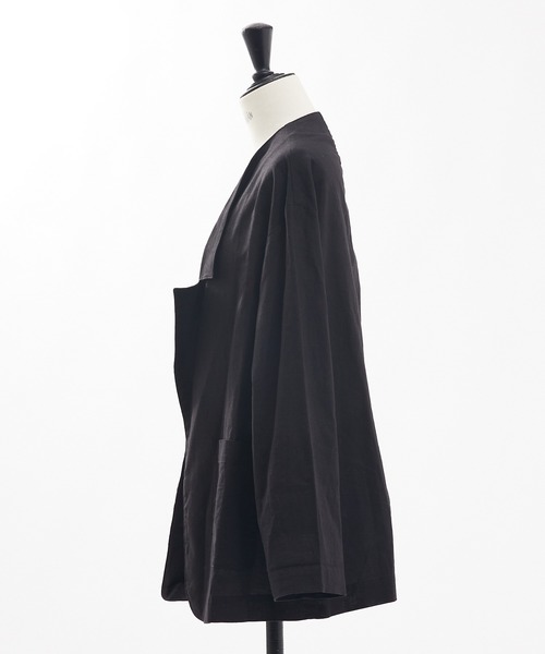 collex（コレックス）の「ショールカラージャケット ブラック（テーラードジャケット・レディース・ブラック・フリー）」の6枚目の写真