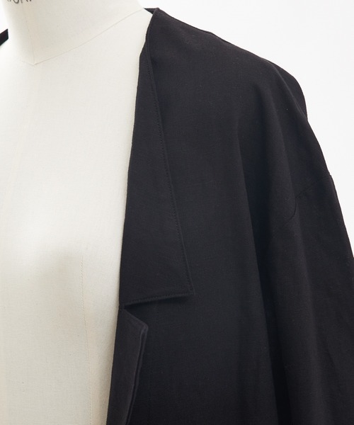 collex（コレックス）の「ショールカラージャケット ブラック（テーラードジャケット・レディース・ブラック・フリー）」の9枚目の写真