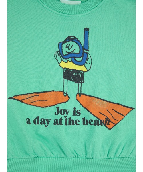 BOBO CHOSES（ボボショーズ）の「A Day At The Beach sweatshirt（スウェット・キッズ・ライトグリーン・2-3YEAR/8-9y/6-7YEAR/4-5YEAR/10-11y）」の3枚目の写真