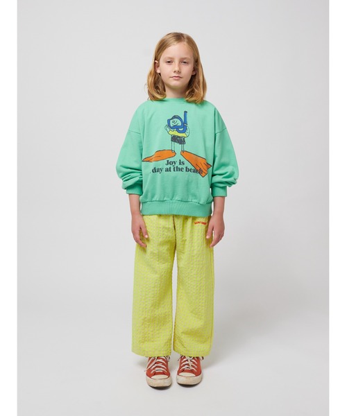 BOBO CHOSES（ボボショーズ）の「A Day At The Beach sweatshirt（スウェット・キッズ・ライトグリーン・2-3YEAR/8-9y/6-7YEAR/4-5YEAR/10-11y）」の4枚目の写真