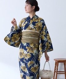 女性 セット」に該当する浴衣（ブルー・ネイビー/青色系）ファッション