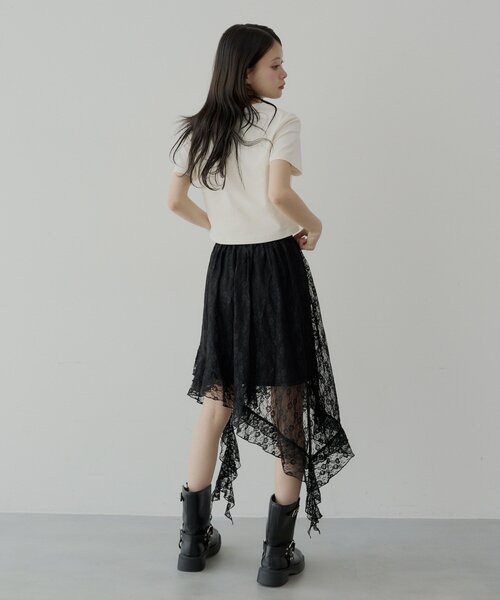 Chico チコ キュロット スカート Chico（チコ）の「ウエスト切替台形ミニスカート（スカート