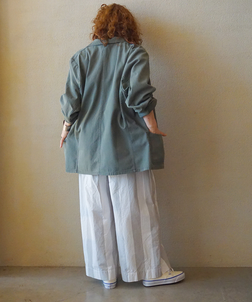 ◯2701 journal standard luxe |ストライプパンツ ストライプ タックイージーパンツ（その他パンツ）｜journal