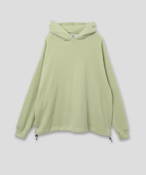 Kelen（ケレン）の「mpa3818- EYCK カラーニットフーデイー パーカー（パーカー・メンズ・グリーン系その他/ブラック/ブラウン/ピンク・38/40/42）」の3枚目の写真