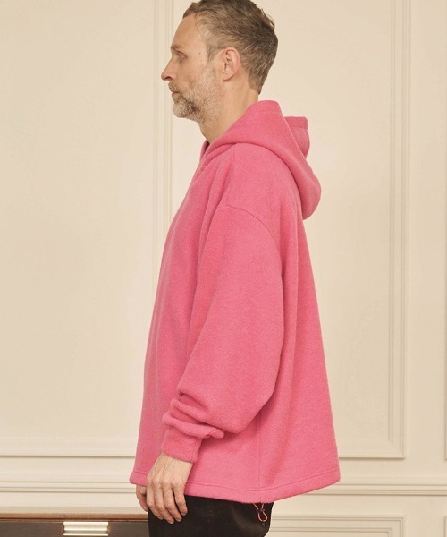 Kelen（ケレン）の「mpa3818- EYCK カラーニットフーデイー パーカー（パーカー・メンズ・グリーン系その他/ブラック/ブラウン/ピンク・38/40/42）」の9枚目の写真