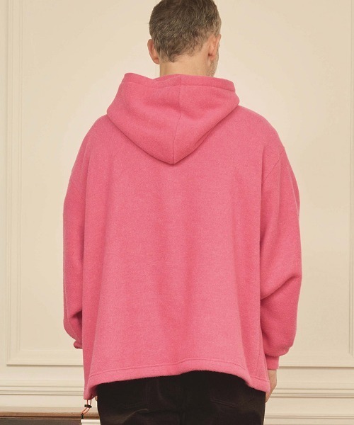 Kelen（ケレン）の「mpa3818- EYCK カラーニットフーデイー パーカー（パーカー・メンズ・グリーン系その他/ブラック/ブラウン/ピンク・38/40/42）」の10枚目の写真