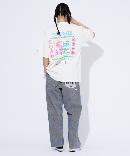 ABAHOUSE（アバハウス）の「【YOIDORE/ヨイドレ 】スーベニアTシャツ2/ 酒愛好家/ユニセックス（Tシャツ/カットソー・メンズ・グリーン/ホワイト系その他/ブラック系その他/ネイビー/ホワイト系その他2/ブラック系その他2・M/L）」の9枚目の写真