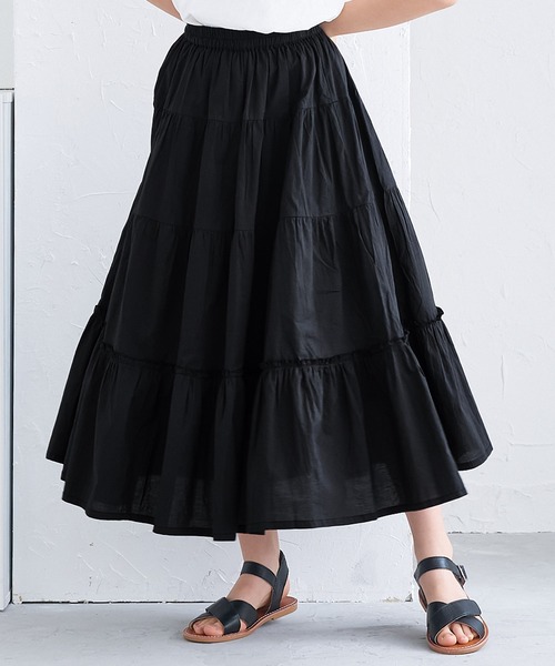 コカトレア coca（coca）（コカ）の「＼新色登場／ストライプマチフレアースカート