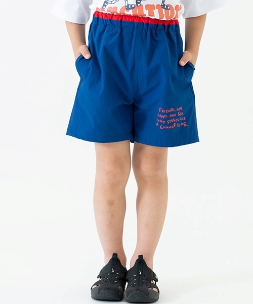 and D. petit main（アンドディープティマイン）の「【水陸両用】ワンポイントロゴショートパンツ（その他パンツ・キッズ・グレー/グリーン/ネイビー/ブラウン・110cm/120cm/140cm/100cm/90cm/130cm/150cm）」の4枚目の写真