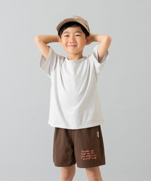 and D. petit main(アンドディープティマイン)の「【水陸両用】ワンポイントロゴショートパンツ(その他パンツ・キッズ・グレー/グリーン/ネイビー/ブラウン・110cm/120cm/140cm/100cm/90cm/130cm/150cm)」の9枚目の写真