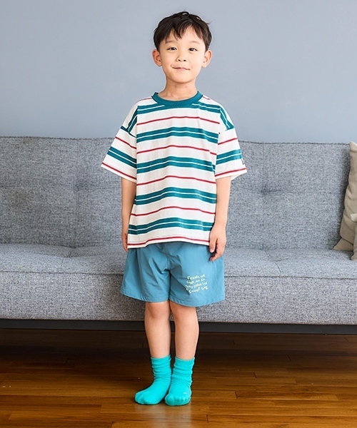 and D. petit main（アンドディープティマイン）の「【水陸両用】ワンポイントロゴショートパンツ（その他パンツ・キッズ・グレー/グリーン/ネイビー/ブラウン・110cm/120cm/140cm/100cm/90cm/130cm/150cm）」の21枚目の写真