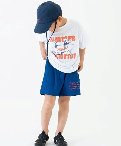 and D. petit main（アンドディープティマイン）の「【水陸両用】ワンポイントロゴショートパンツ（その他パンツ・キッズ・グレー/グリーン/ネイビー/ブラウン・110cm/120cm/140cm/100cm/90cm/130cm/150cm）」の17枚目の写真