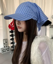 TAARR スカーフキャップ　ネイビー TAARR スカーフキャップ ネイビー 帽子