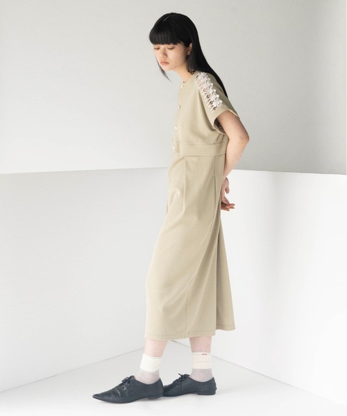mintdesigns（ミントデザインズ）の「LACE DRESS（ワンピース・レディース・オリーブ/ネイビー・ONE SIZE）」の19枚目の写真