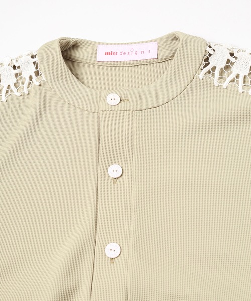 mintdesigns（ミントデザインズ）の「LACE DRESS（ワンピース・レディース・オリーブ/ネイビー・ONE SIZE）」の7枚目の写真