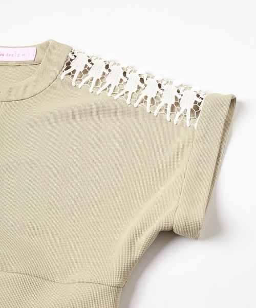 mintdesigns（ミントデザインズ）の「LACE DRESS（ワンピース・レディース・オリーブ/ネイビー・ONE SIZE）」の6枚目の写真