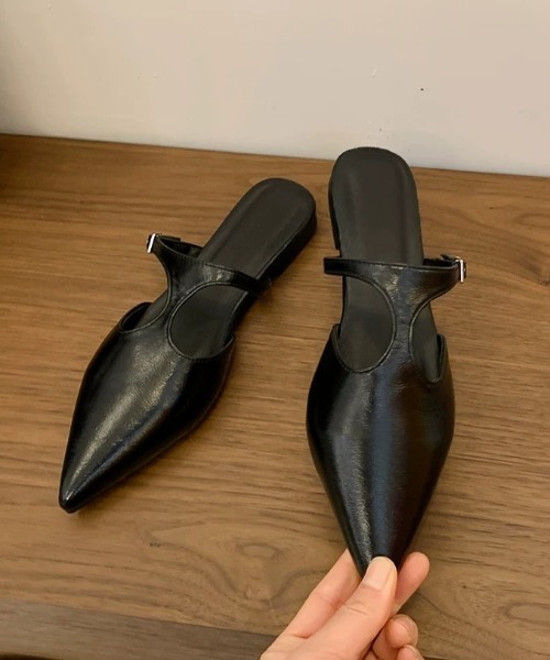 ampm(エーエムピーエム)の「Tストラップセパレートパンプス(パンプス・レディース・ブラック/シルバー・35/36/37/38/39/40)」の17枚目の写真
