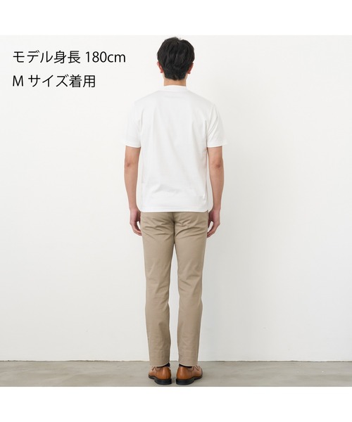 TOKYO SHIRTS（トウキョウシャツ）の「【シャツ屋仕立てのTシャツ】 Vネック Tシャツ（Tシャツ/カットソー・メンズ・ブラック/ホワイト・L/S/M/LL）」の20枚目の写真