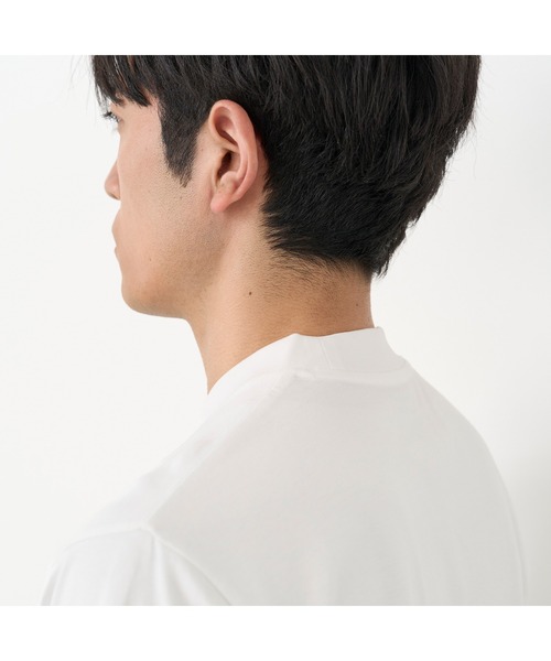 TOKYO SHIRTS（トウキョウシャツ）の「【シャツ屋仕立てのTシャツ】 Vネック Tシャツ（Tシャツ/カットソー・メンズ・ブラック/ホワイト・L/S/M/LL）」の21枚目の写真