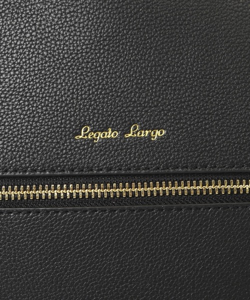 Legato Largo(レガートラルゴ)の「Legato Largo レガートラルゴ フェイクレザー PC収納2Wトート LG-U0051(トートバッグ・レディース・キャメル・FREE)」の7枚目の写真