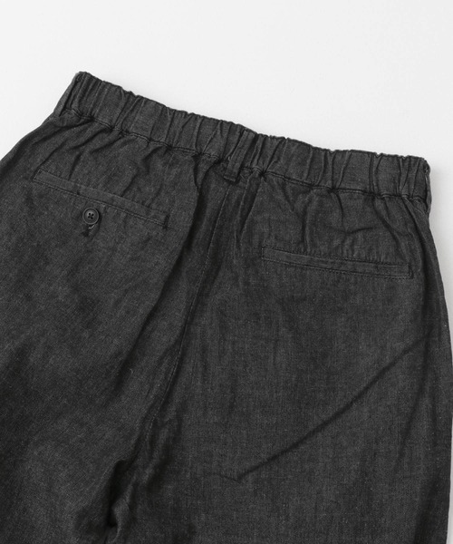 URBAN RESEARCH DOORS（アーバンリサーチドアーズ）の「リネンブレンドデニム イージートラウザー（デニムパンツ・メンズ・インディゴブルー/ライトインディゴブルー/ブラック/ブラック系その他・MEDIUM/LARGE）」の17枚目の写真