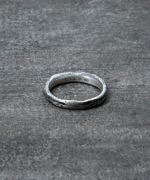 GILD（ギルド）の「GILD ギルド / Warp top & flat atypical set ring シルバー925エイティピカルセットリング / G251-RI06（リング・メンズ・ゴールド/シルバー/プラチナム・9号/7号/21号/19号/17号/15号/13号/11号）」の16枚目の写真