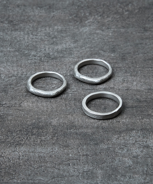 GILD（ギルド）の「GILD ギルド / Warp top & flat atypical set ring シルバー925エイティピカルセットリング / G251-RI06（リング・メンズ・ゴールド/シルバー/プラチナム・9号/7号/21号/19号/17号/15号/13号/11号）」の22枚目の写真
