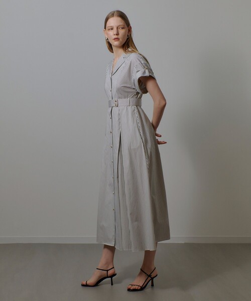 allureville シャツワンピース　アルアバイル レースアップシャツワンピース|allureville OFFICIAL SITE