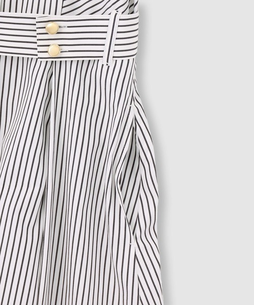 allureville(アルアバイル)の「ストライプドレス(シャツワンピース・レディース・ホワイト/ブルー・1/2)」の16枚目の写真