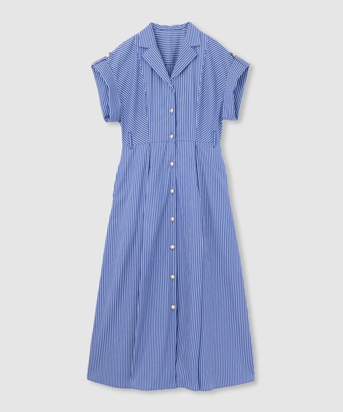 allureville(アルアバイル)の「ストライプドレス(シャツワンピース・レディース・ホワイト/ブルー・1/2)」の22枚目の写真