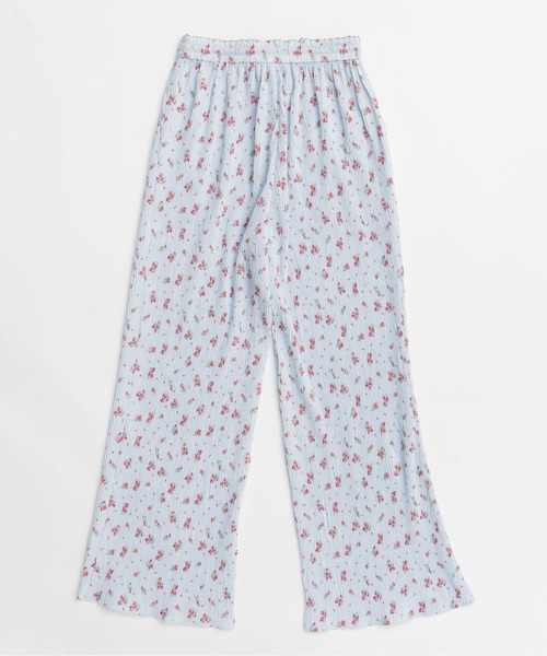 Small Flower Pleated Pants/スモールフラワープリーツパンツ