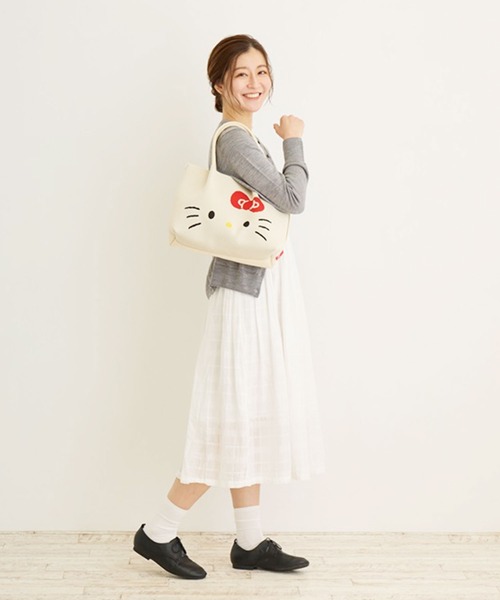 ROOTOTE（ルートート）の「IP.デリ.ルフル.ハローキティ-A（トートバッグ・レディース・レッド/アイボリー/ブラック・FREE/S）」の8枚目の写真