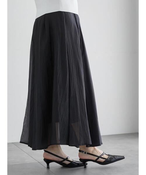 Te chichi（テチチ）の「シアークレープボリュームフレアスカート（スカート・レディース・シルバーグレー/カーキ/ブラック・F）」の17枚目の写真