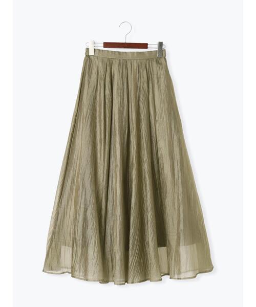 Te chichi（テチチ）の「シアークレープボリュームフレアスカート（スカート・レディース・シルバーグレー/カーキ/ブラック・F）」の21枚目の写真